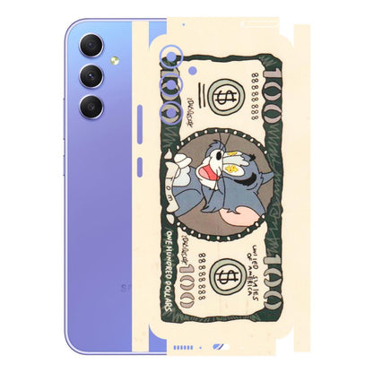 Samsung A/S Series Phone Skins (All Models) - One Hundred Dollar Tom - Transparent Finish (T-16) Samsung Galaxy A34 (5G)