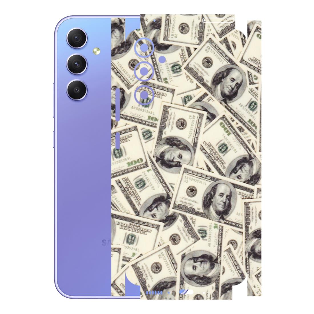 Samsung A/S Series Phone Skins (All Models) - Dollar Lover - Transparent Finish (T-17) Samsung Galaxy A34 (5G)