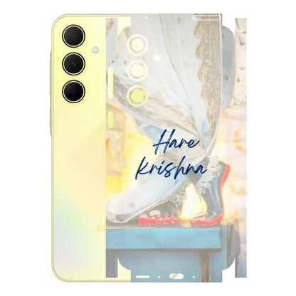 Samsung A/S Series Phone Skins (All Models) - Hare Krishna - 3D Embossed Finish (L-03) Samsung Galaxy A35 (5G)