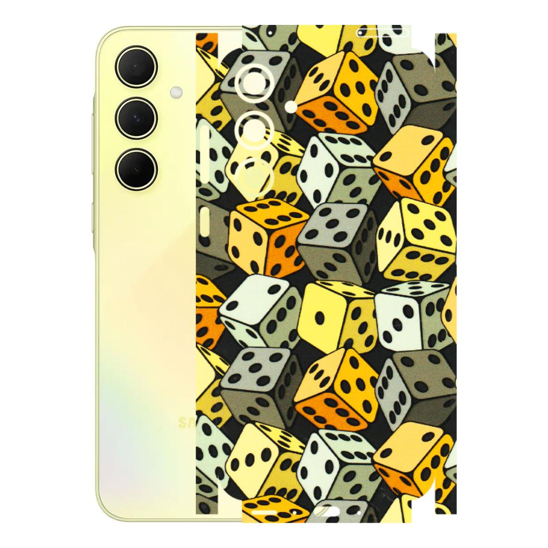 Samsung A/S Series Phone Skins (All Models) - Dices Of Life - 3D Embossed Finish (L-04) Samsung Galaxy A35 (5G)