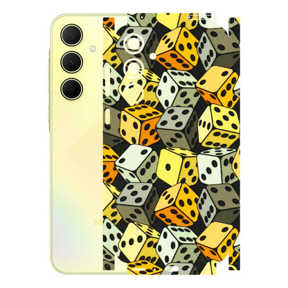 Samsung A/S Series Phone Skins (All Models) - Dices Of Life - 3D Embossed Finish (L-04) Samsung Galaxy A35 (5G)