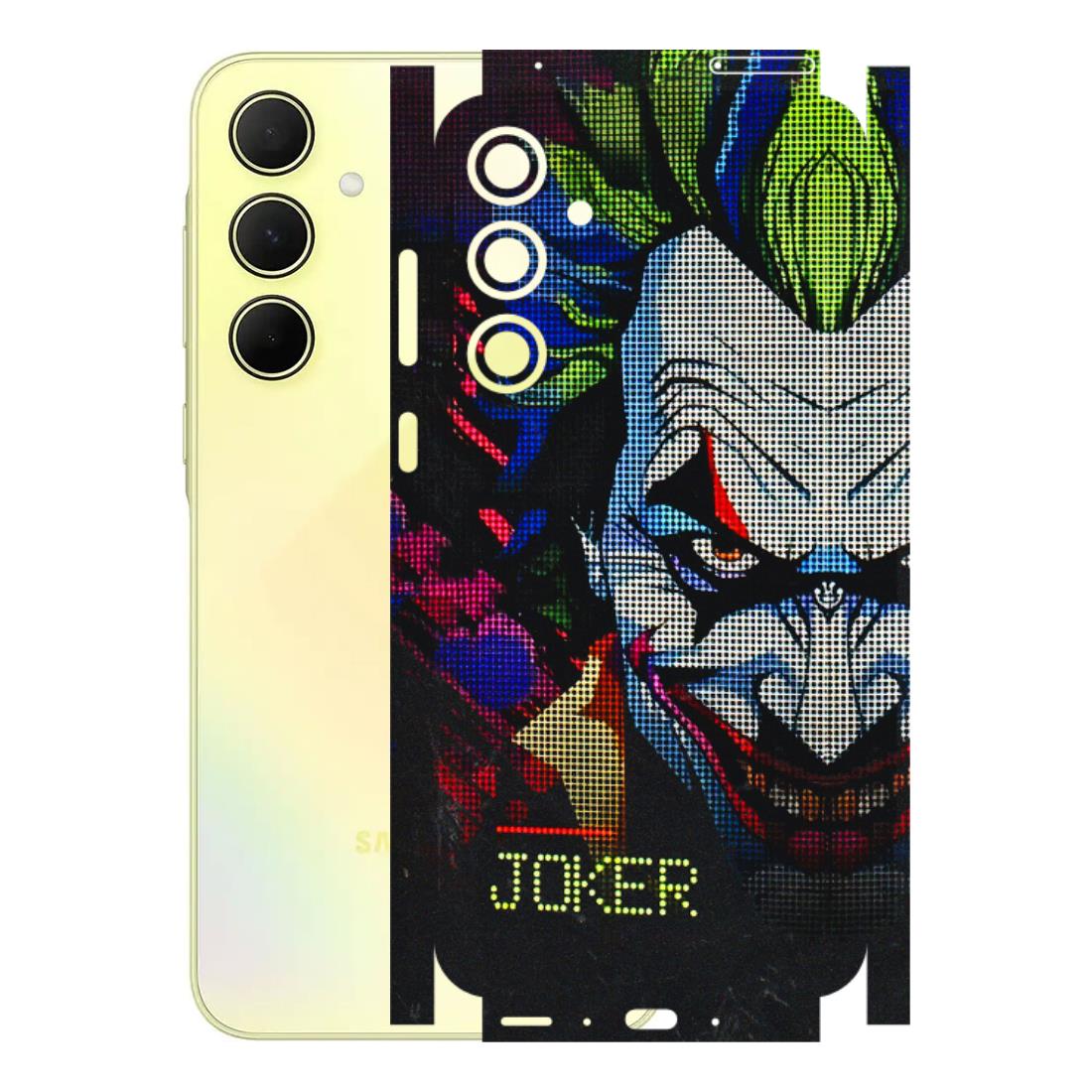 Samsung A/S Series Phone Skins (All Models) - Joker Dot Matrix - 3D Embossed Finish (L-08) Samsung Galaxy A35 (5G)