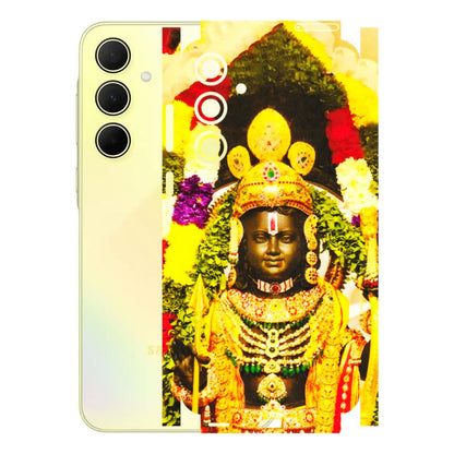 Samsung A/S Series Phone Skins (All Models) - Ram Lalla Ayodhya - 3D Embossed Finish (L-103) Samsung Galaxy A35 (5G)