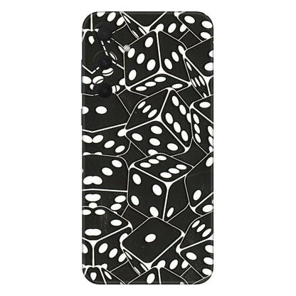 Samsung A/S Series Phone Skins (All Models) - Big Black Dices - 3D Embossed Finish (L-106) Samsung Galaxy A35 (5G)