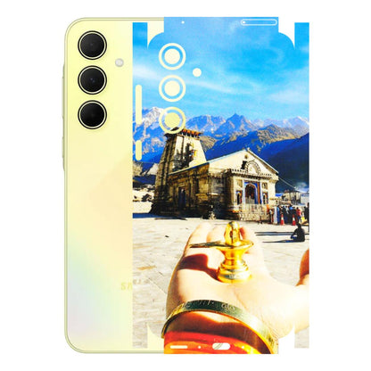 Samsung A/S Series Phone Skins (All Models) - Beauty of Kedarnath - 3D Embossed Finish (L-108) Samsung Galaxy A35 (5G)