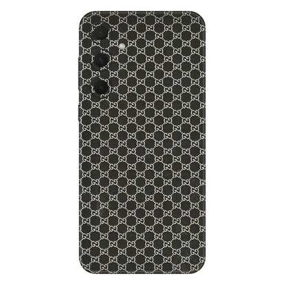 Samsung A/S Series Phone Skins (All Models) - Black G Print - 3D Embossed Finish (L-109) Samsung Galaxy A35 (5G)