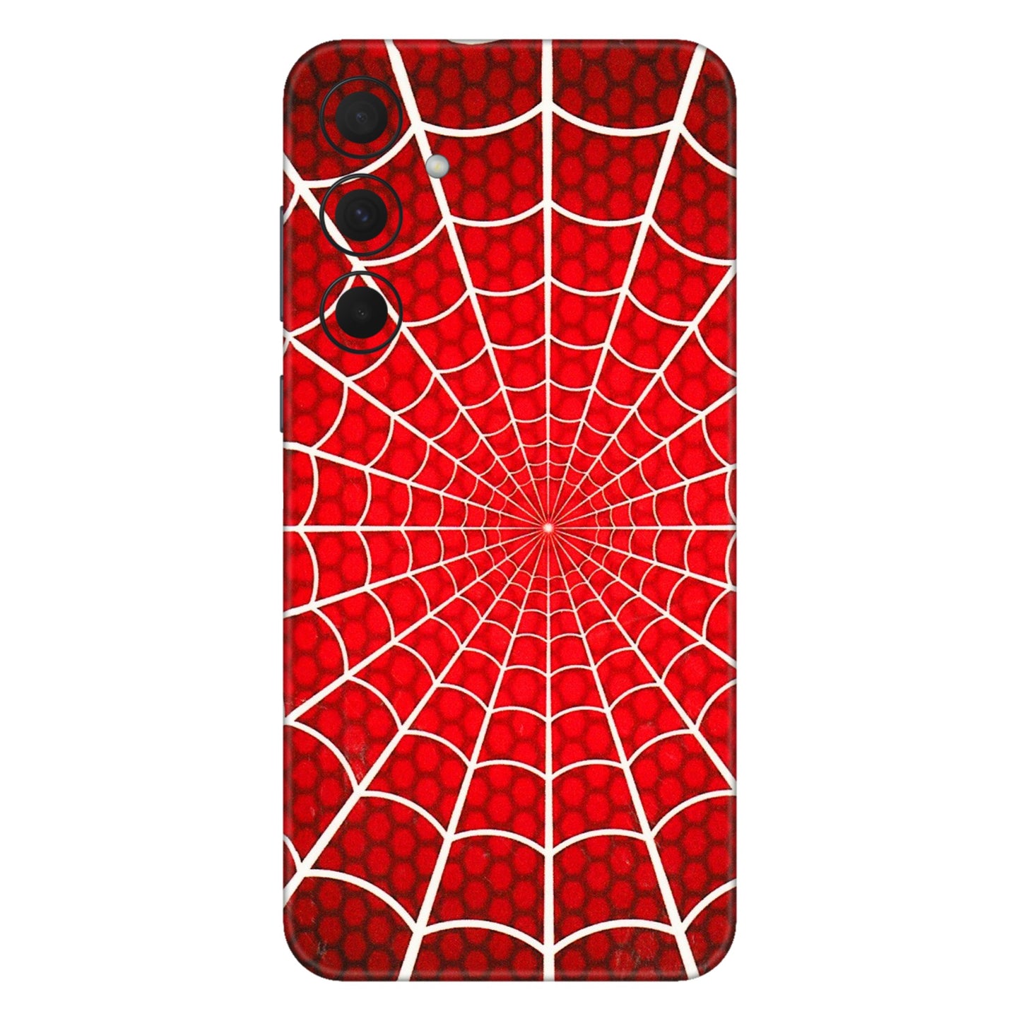 Samsung A/S Series Phone Skins (All Models) - Classic Spidey Web - 3D Embossed Finish (L-115) Samsung Galaxy A35 (5G)