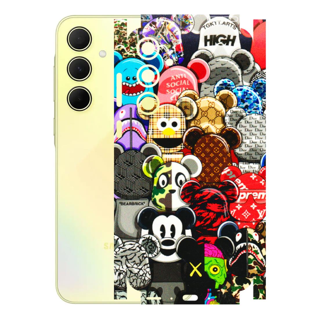 Samsung A/S Series Phone Skins (All Models) - More Mickey Mouses - 3D Embossed Finish (L-118) Samsung Galaxy A35 (5G)