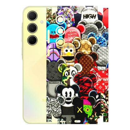 Samsung A/S Series Phone Skins (All Models) - More Mickey Mouses - 3D Embossed Finish (L-118) Samsung Galaxy A35 (5G)