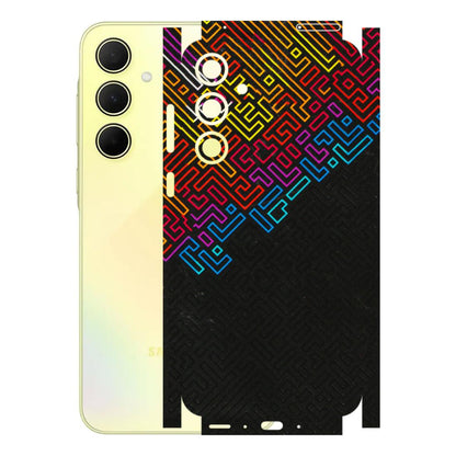 Samsung A/S Series Phone Skins (All Models) - Dotme Pattern Art - 3D Embossed Finish (L-121) Samsung Galaxy A35 (5G)