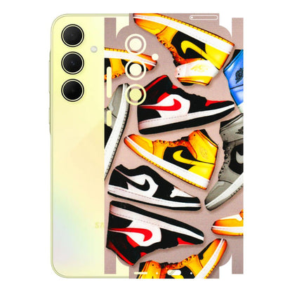 Samsung A/S Series Phone Skins (All Models) - Sneaker Lover - 3D Embossed Finish (L-135) Samsung Galaxy A35 (5G)
