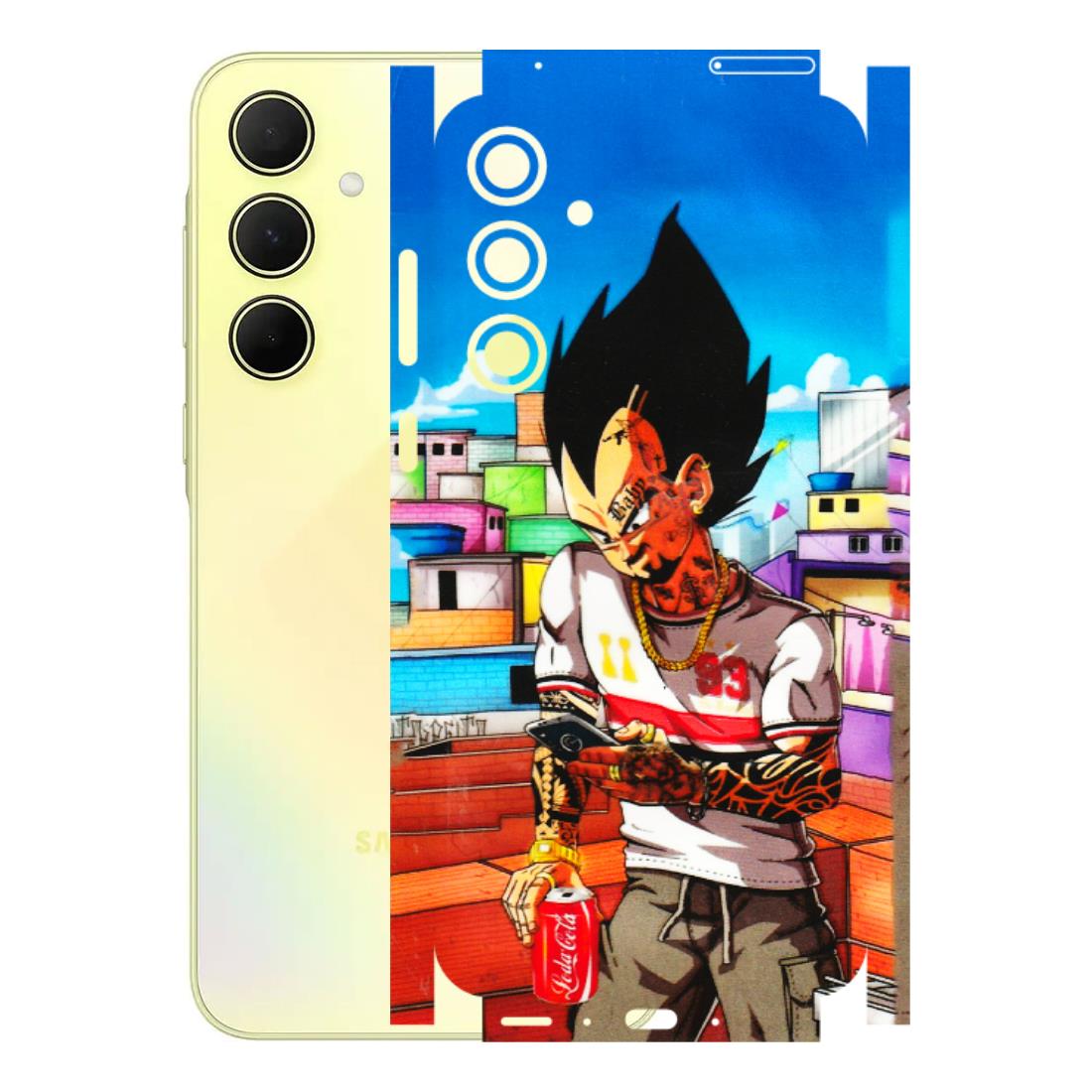 Samsung A/S Series Phone Skins (All Models) - Vegeta - 3D Embossed Finish (L-136) Samsung Galaxy A35 (5G)