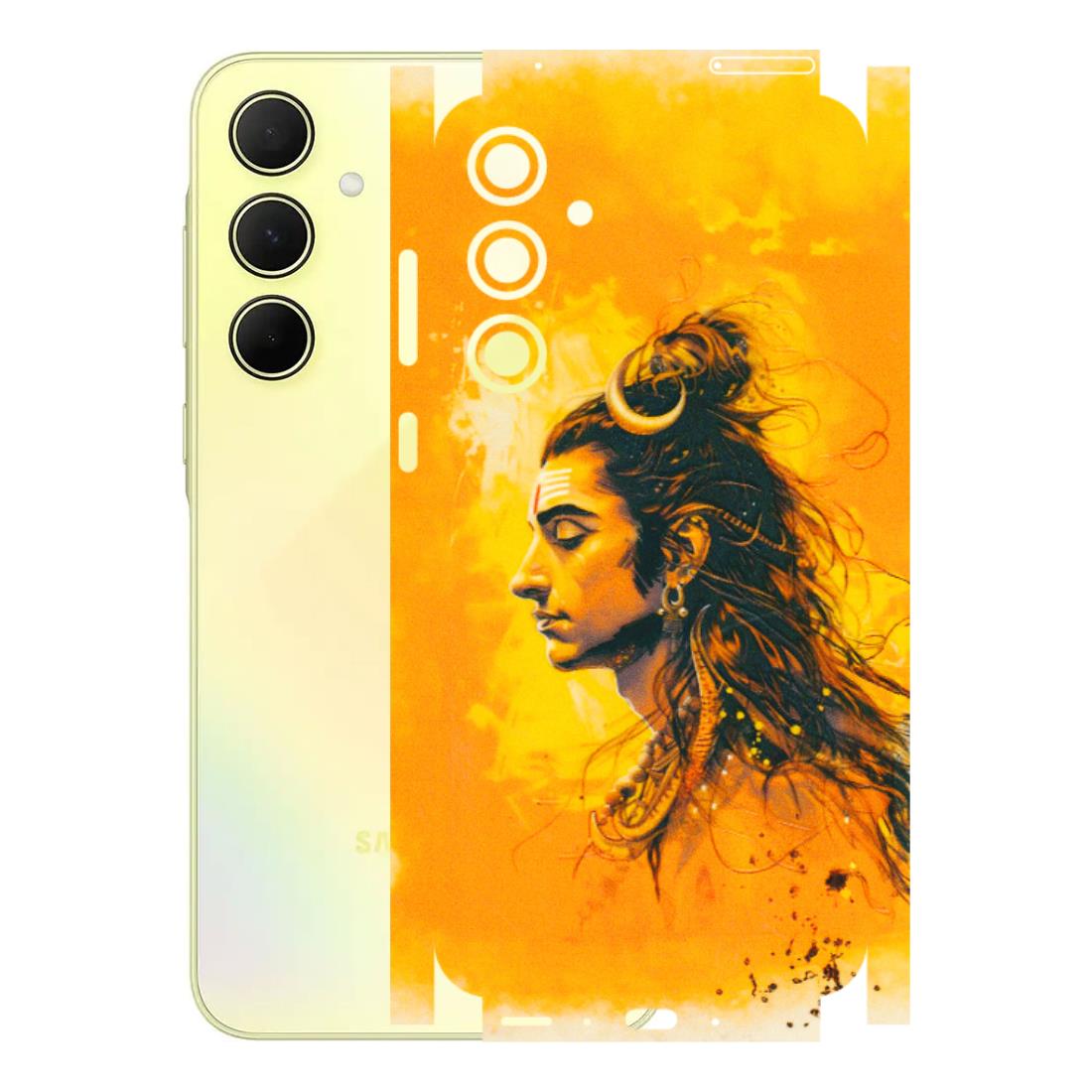 Samsung A/S Series Phone Skins (All Models) - Shiv Shakti - 3D Embossed Finish (L-14) Samsung Galaxy A35 (5G)