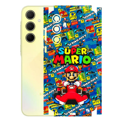Samsung A/S Series Phone Skins (All Models) - Super Mario Kart - 3D Embossed Finish (L-140) Samsung Galaxy A35 (5G)