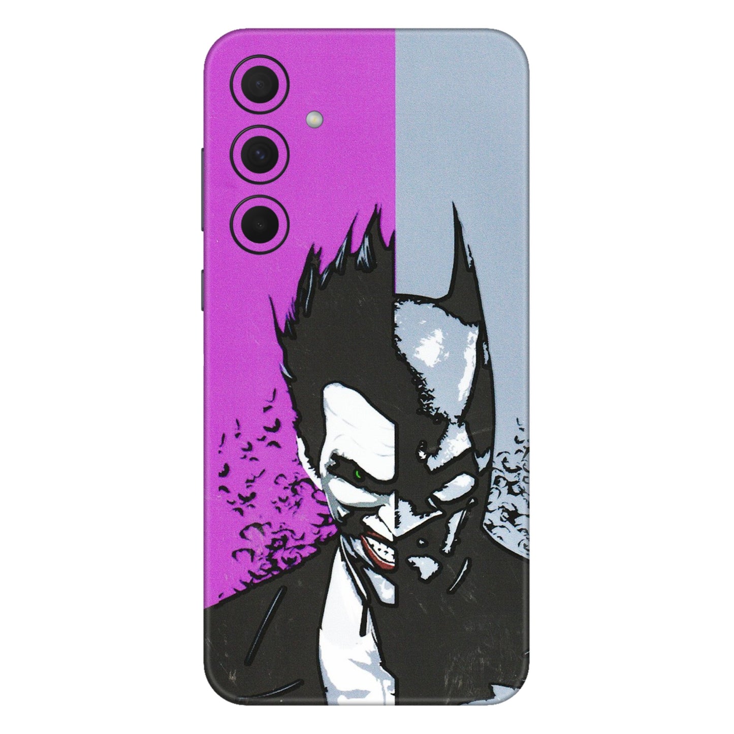 Samsung A/S Series Phone Skins (All Models) - Batman & Joker - 3D Embossed Finish (L-143) Samsung Galaxy A35 (5G)