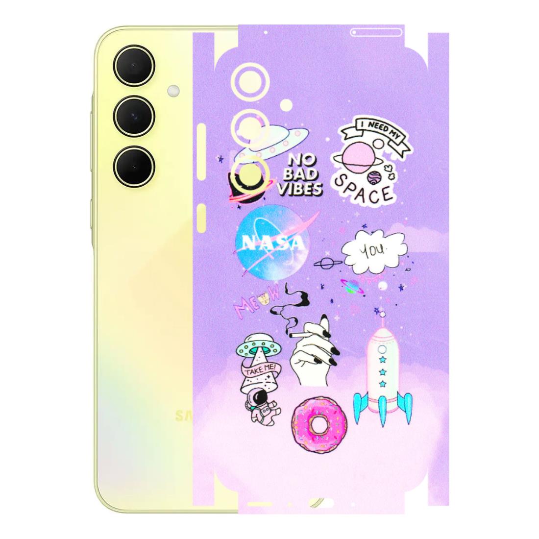 Samsung A/S Series Phone Skins (All Models) - I Need My Nasa Skin - 3D Embossed Finish (L-149) Samsung Galaxy A35 (5G)