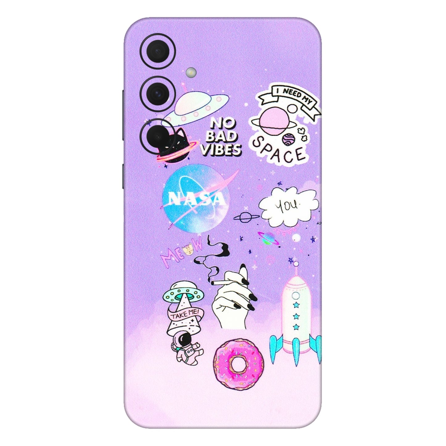 Samsung A/S Series Phone Skins (All Models) - I Need My Nasa Skin - 3D Embossed Finish (L-149) Samsung Galaxy A35 (5G)