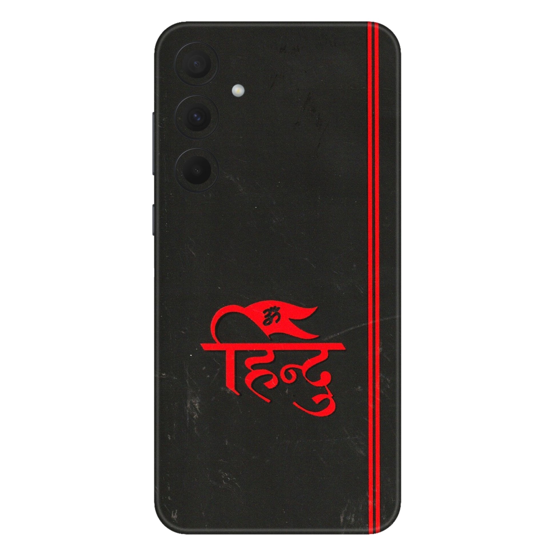 Samsung A/S Series Phone Skins (All Models) - Hindu Black - 3D Embossed Finish (L-153) Samsung Galaxy A35 (5G)