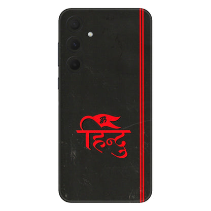 Samsung A/S Series Phone Skins (All Models) - Hindu Black - 3D Embossed Finish (L-153) Samsung Galaxy A35 (5G)