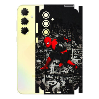 Samsung A/S Series Phone Skins (All Models) - SpiderMan New - 3D Embossed Finish (L-162) Samsung Galaxy A35 (5G)