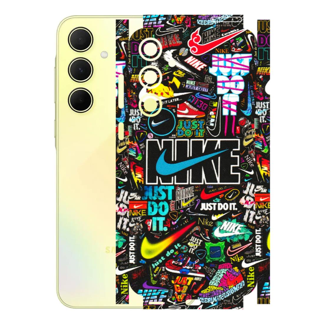 Samsung A/S Series Phone Skins (All Models) - Just Do It Doodles - 3D Embossed Finish (L-166) Samsung Galaxy A35 (5G)