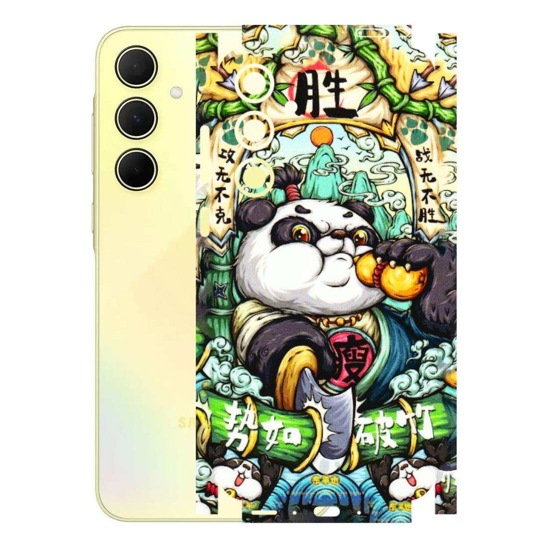 Samsung A/S Series Phone Skins (All Models) - Royal Rich Panda - 3D Embossed Finish (L-170) Samsung Galaxy A35 (5G)