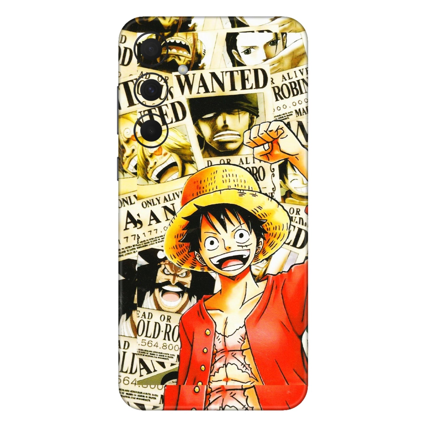 Samsung A/S Series Phone Skins (All Models) - Luffy Anime - 3D Embossed Finish (L-177) Samsung Galaxy A35 (5G)