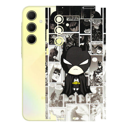 Samsung A/S Series Phone Skins (All Models) - Toon Batman - 3D Embossed Finish (L-182) Samsung Galaxy A35 (5G)