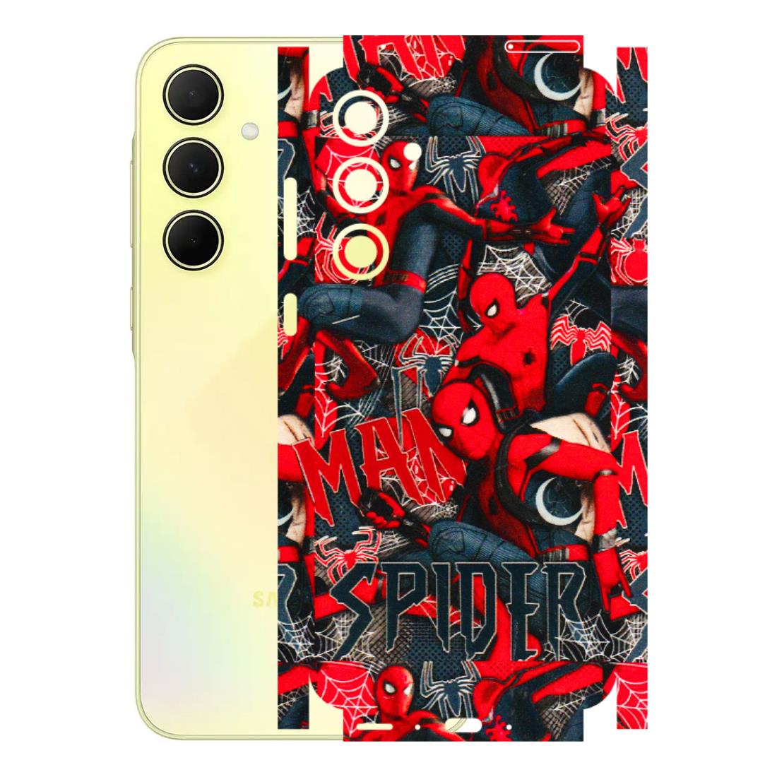 Samsung A/S Series Phone Skins (All Models) - SpiderMan Cool - 3D Embossed Finish (L-188) Samsung Galaxy A35 (5G)