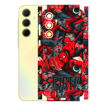 Samsung A/S Series Phone Skins (All Models) - SpiderMan Cool - 3D Embossed Finish (L-188) Samsung Galaxy A35 (5G)