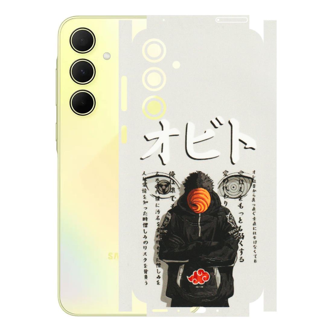 Samsung A/S Series Phone Skins (All Models) - Obito Anime Eye - 3D Embossed Finish (L-19) Samsung Galaxy A35 (5G)