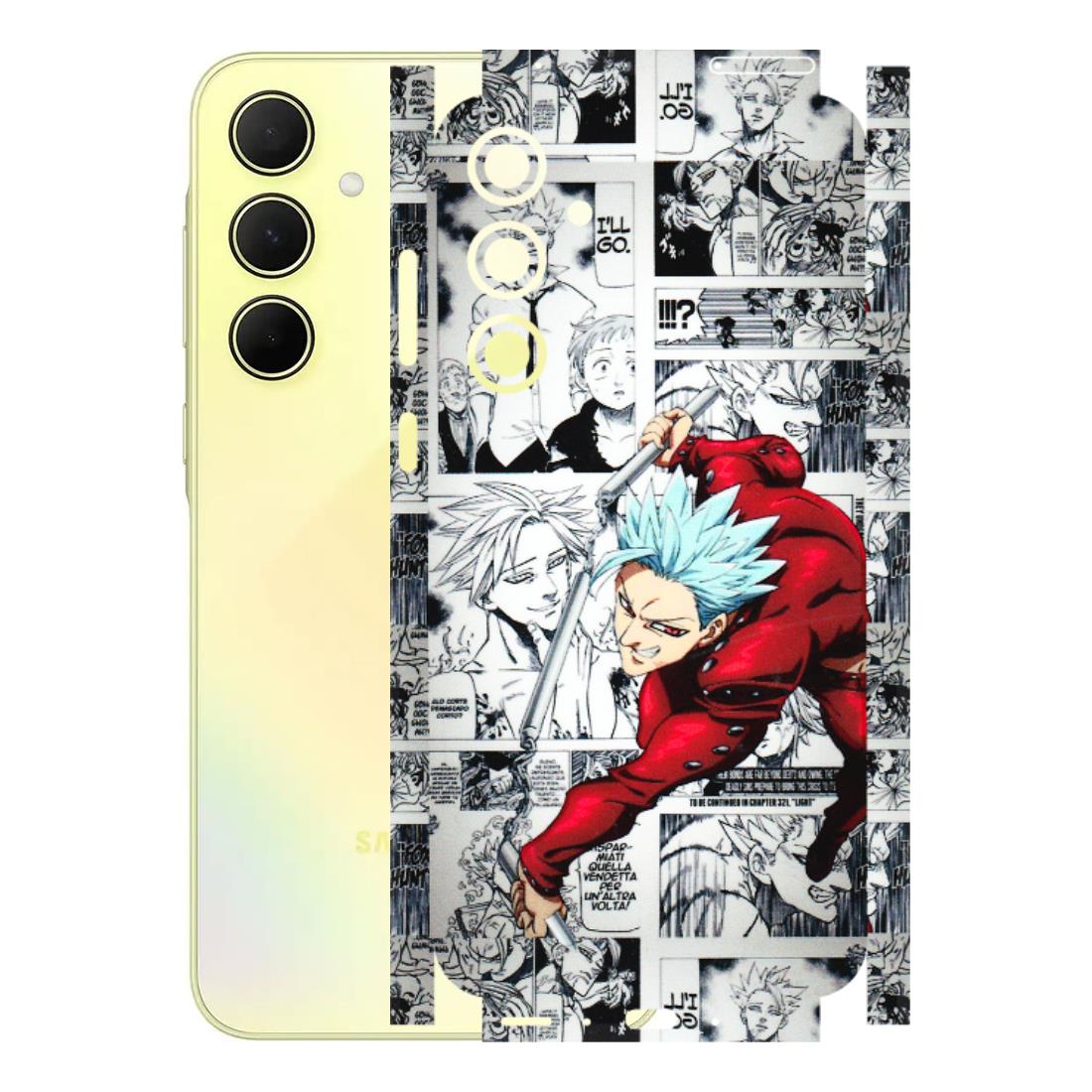 Samsung A/S Series Phone Skins (All Models) - Anime Comic - 3D Embossed Finish (L-192) Samsung Galaxy A35 (5G)
