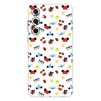 Samsung A/S Series Phone Skins (All Models) - Minnie Mouse & Donald Doodles s - 3D Embossed Finish (L-194) Samsung Galaxy A35 (5G)