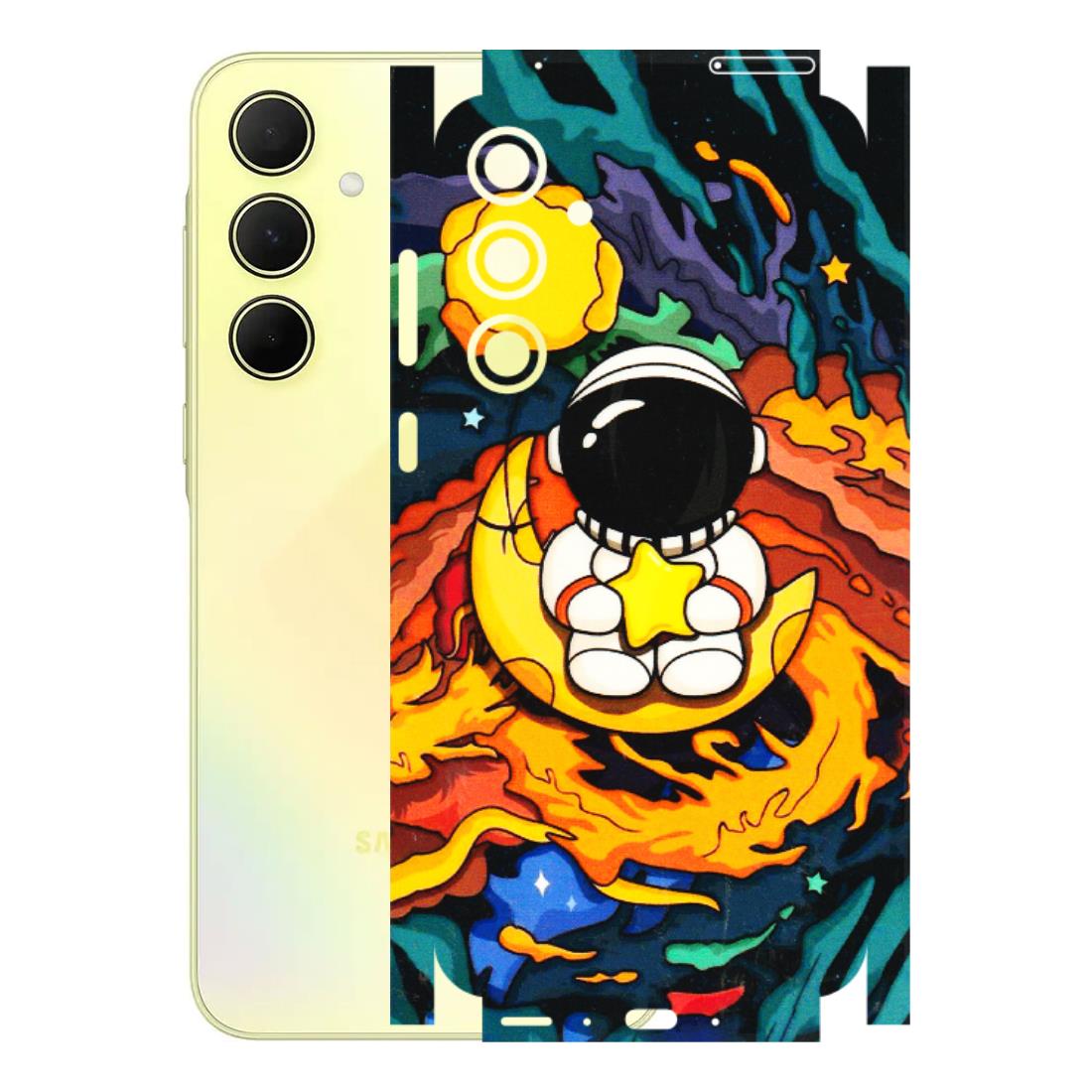 Samsung A/S Series Phone Skins (All Models) - Baby Astronaut - 3D Embossed Finish (L-197) Samsung Galaxy A35 (5G)