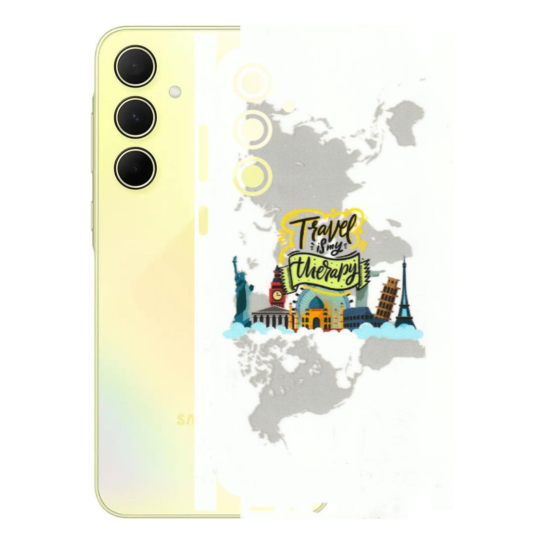Samsung A/S Series Phone Skins (All Models) - Travel Therapy - 3D Embossed Finish (L-199) Samsung Galaxy A35 (5G)