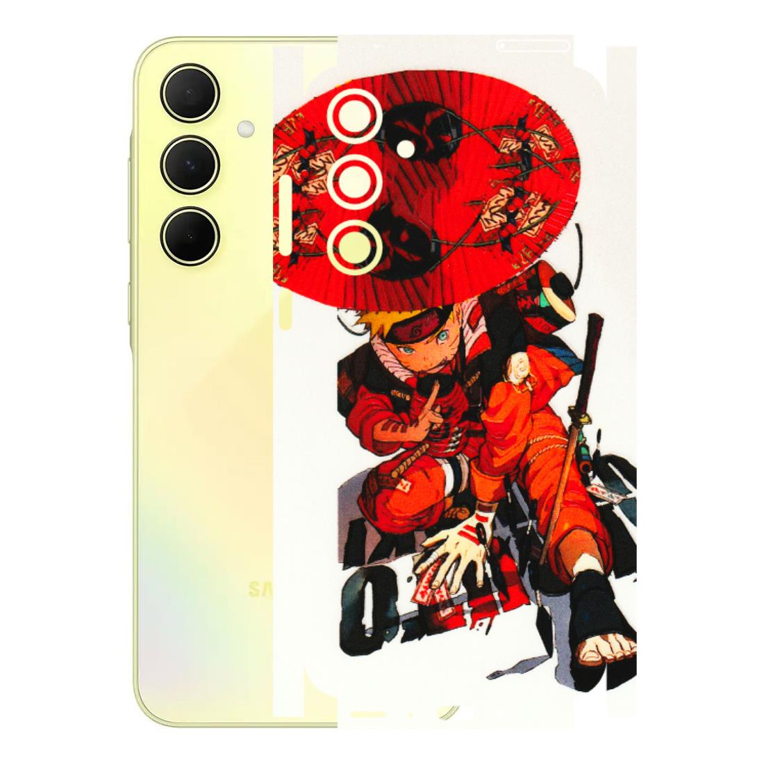 Samsung A/S Series Phone Skins (All Models) - Naruto - 3D Embossed Finish (L-208) Samsung Galaxy A35 (5G)