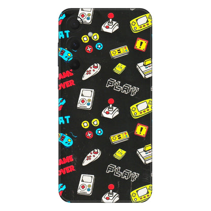 Samsung A/S Series Phone Skins (All Models) - Gaming Doodles - 3D Embossed Finish (L-224) Samsung Galaxy A35 (5G)