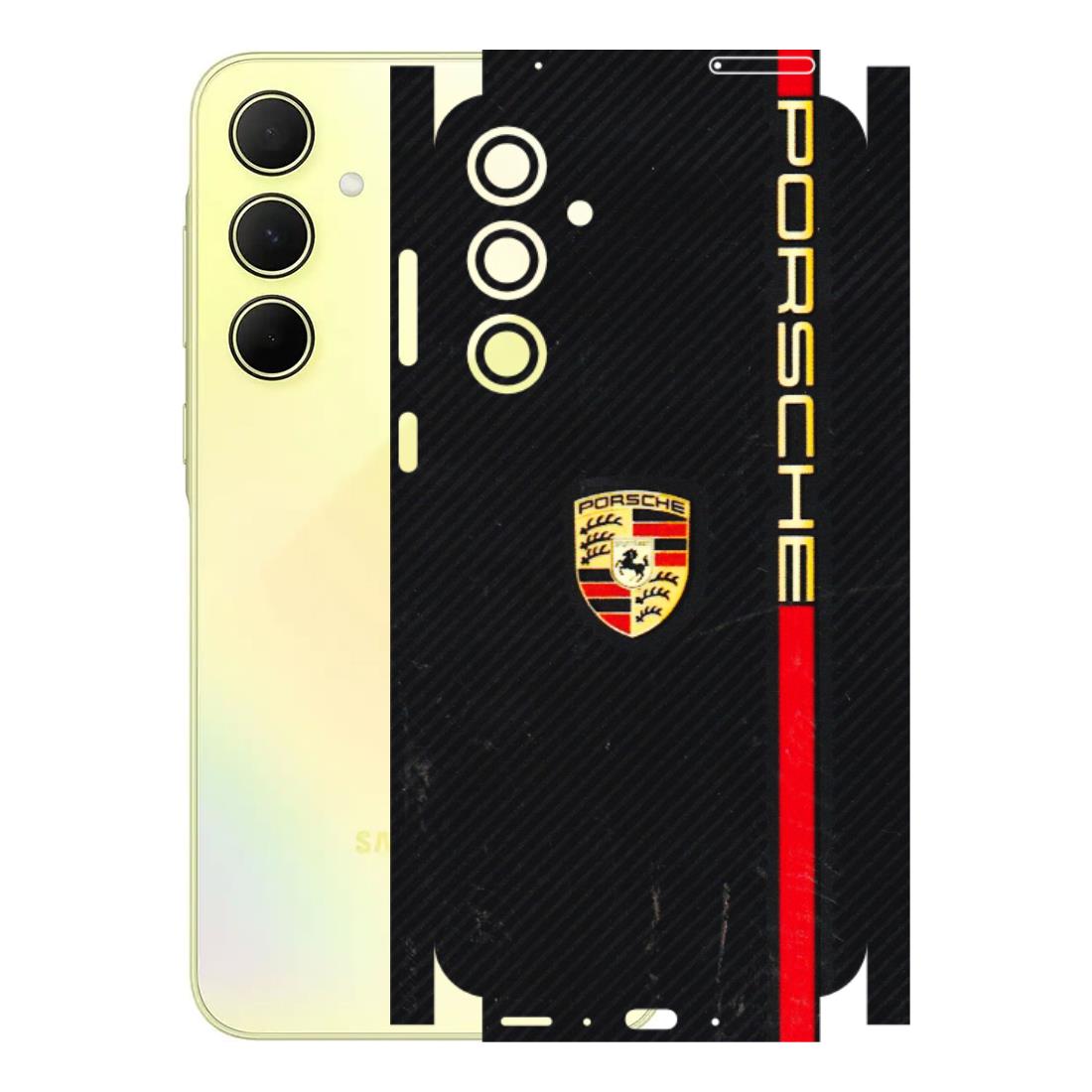 Samsung A/S Series Phone Skins (All Models) - Premium Porsche - 3D Embossed Finish (L-225) Samsung Galaxy A35 (5G)
