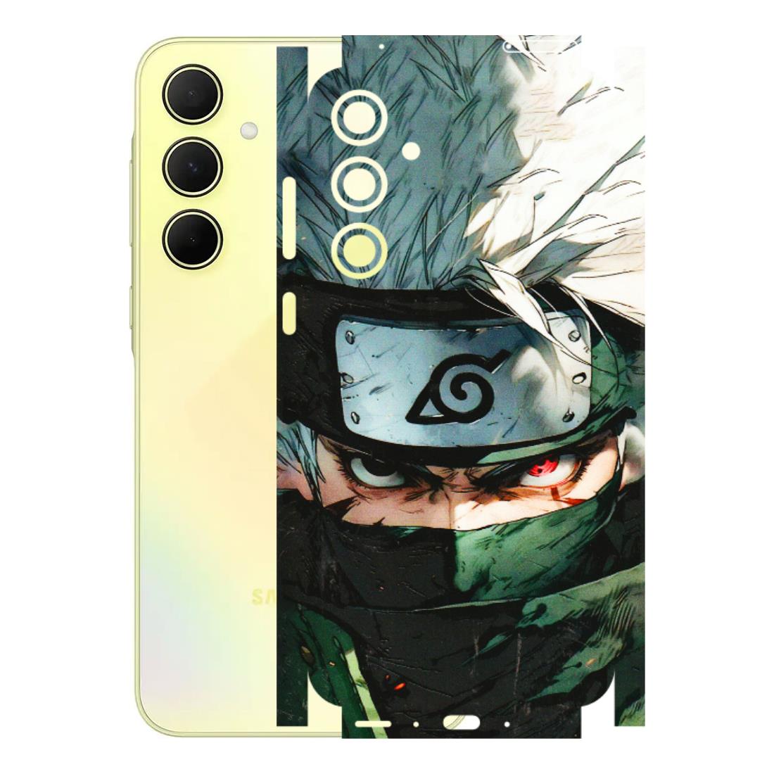 Samsung A/S Series Phone Skins (All Models) - Kakashi Red Eye Focus - 3D Embossed Finish (L-227) Samsung Galaxy A35 (5G)