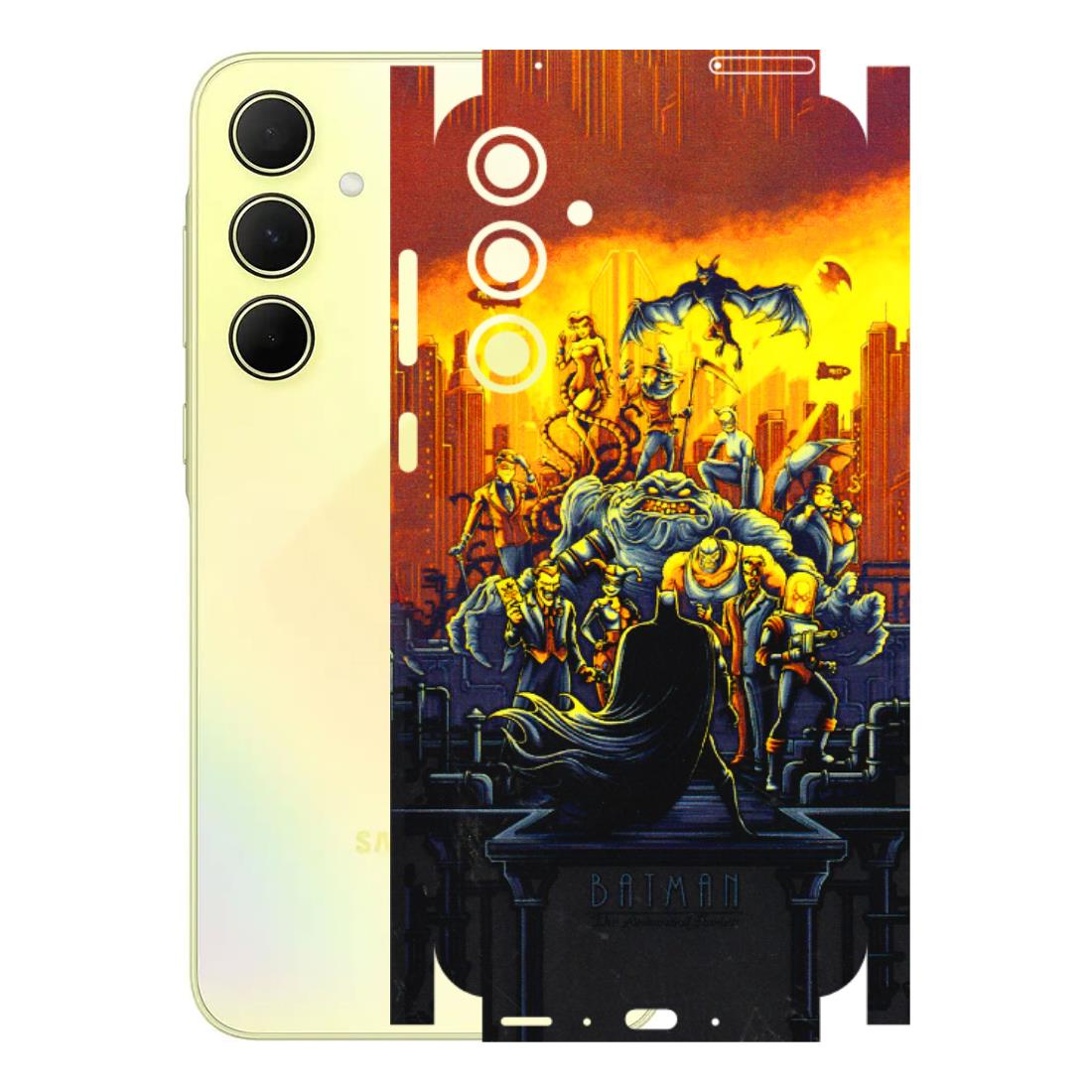 Samsung A/S Series Phone Skins (All Models) - Games Doodles - 3D Embossed Finish (L-24) Samsung Galaxy A35 (5G)