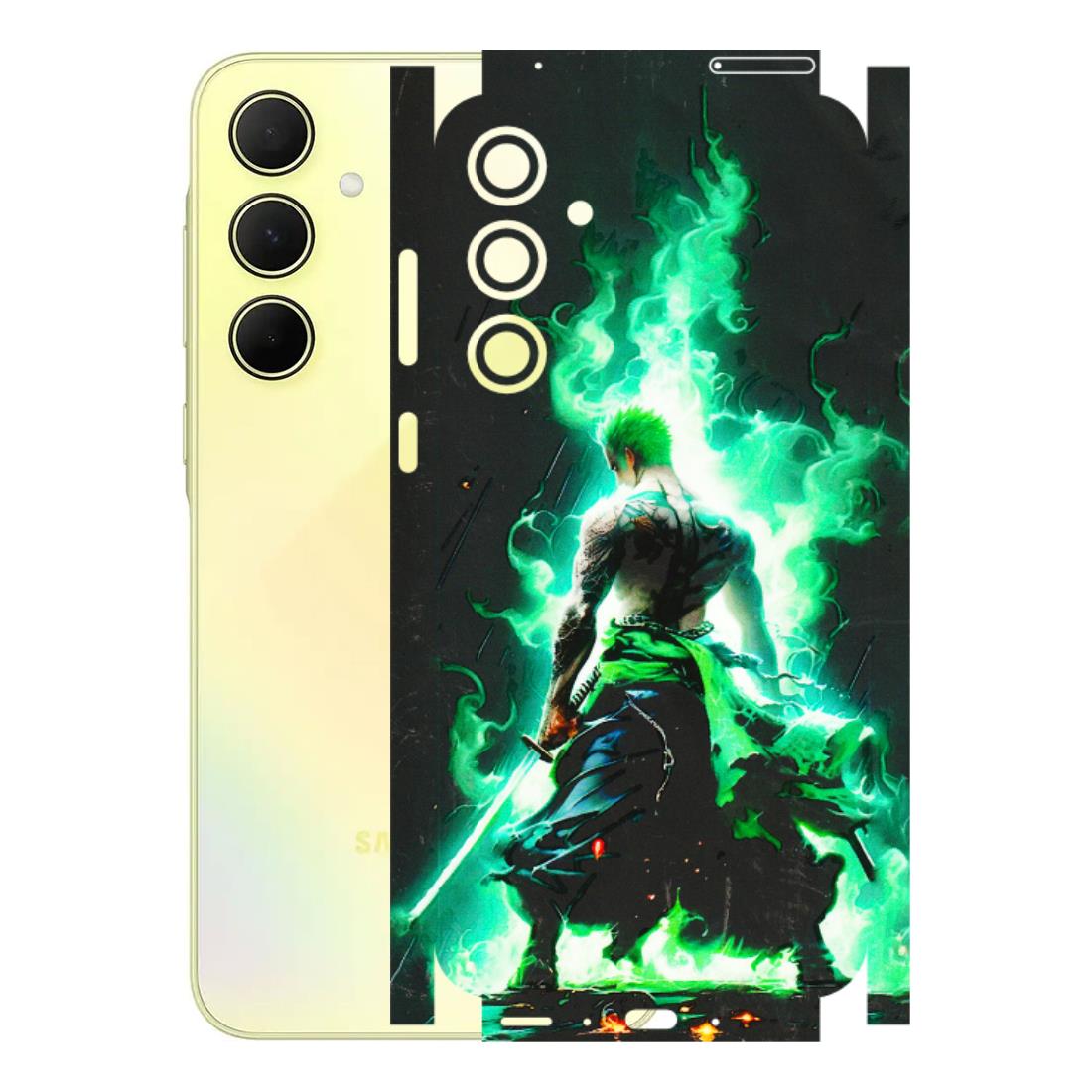 Samsung A/S Series Phone Skins (All Models) - Zoro Sword - 3D Embossed Finish (L-241) Samsung Galaxy A35 (5G)