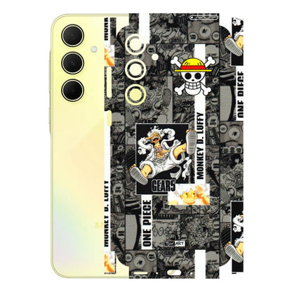 Samsung A/S Series Phone Skins (All Models) - Cuffy Anime MonkeyCamic - 3D Embossed Finish (L-242) Samsung Galaxy A35 (5G)