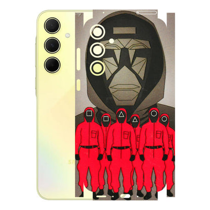 Samsung A/S Series Phone Skins (All Models) - Squid Game Hero - 3D Embossed Finish (L-245) Samsung Galaxy A35 (5G)