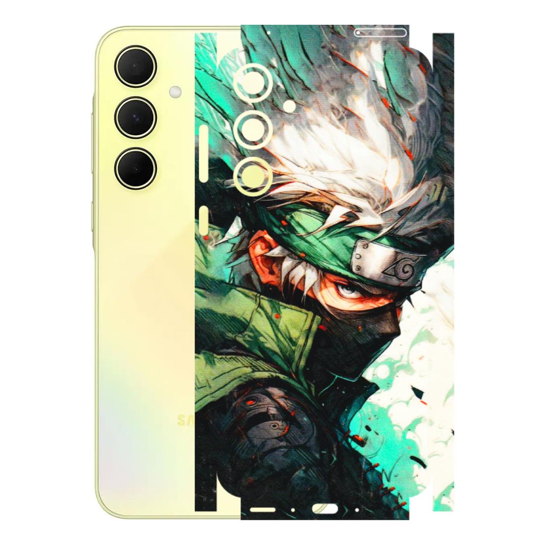 Samsung A/S Series Phone Skins (All Models) - Kakashi Side Profile - 3D Embossed Finish (L-249) Samsung Galaxy A35 (5G)