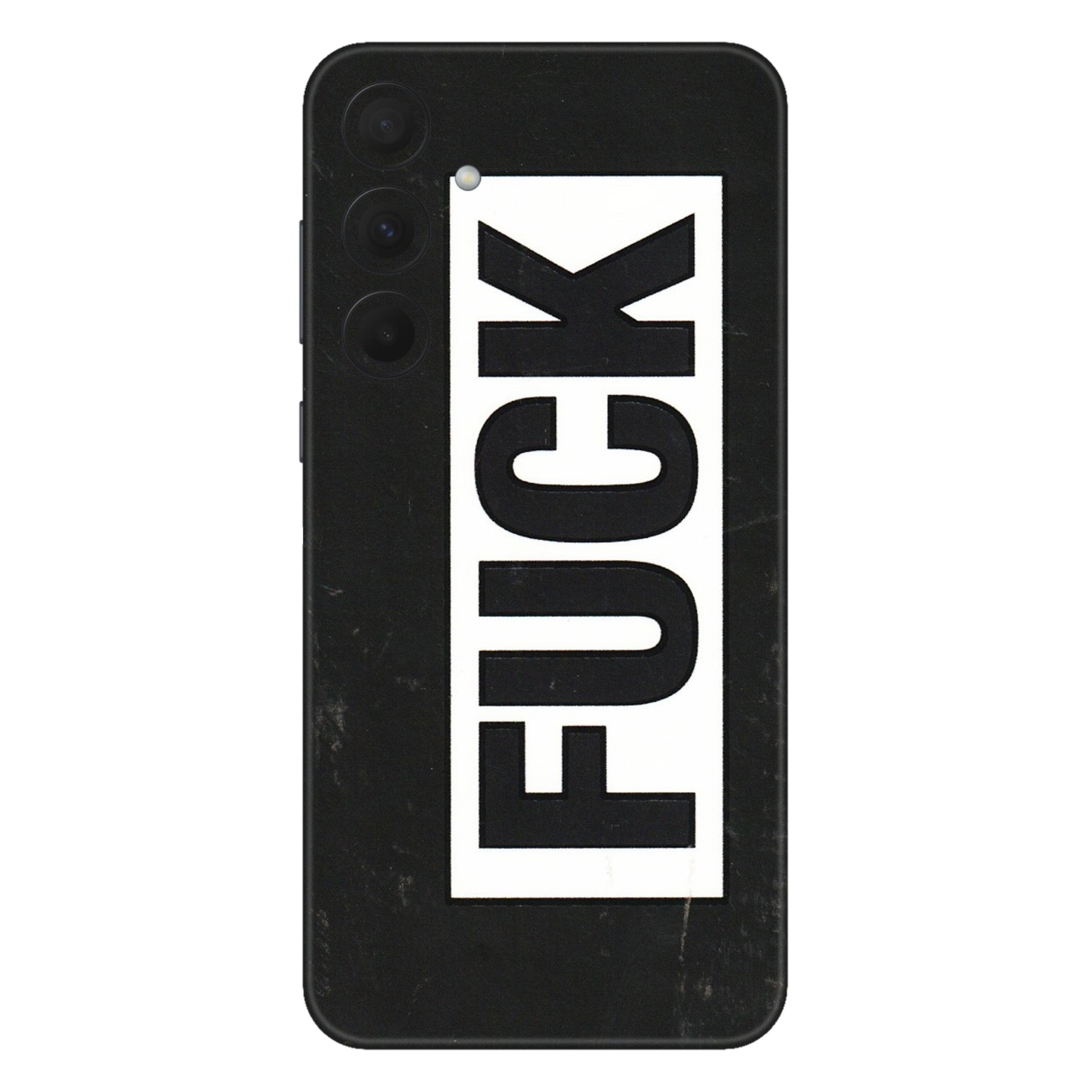 Samsung A/S Series Phone Skins (All Models) - The F Word - 3D Embossed Finish (L-255) Samsung Galaxy A35 (5G)