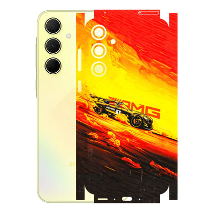 Samsung A/S Series Phone Skins (All Models) - AMG Car Speed Cover - 3D Embossed Finish (L-256) Samsung Galaxy A35 (5G)