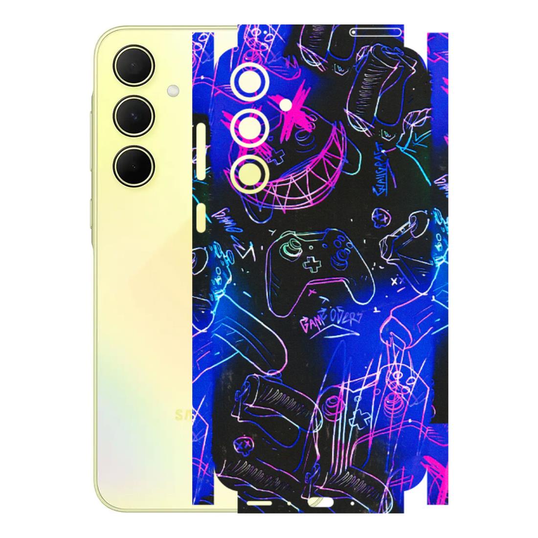 Samsung A/S Series Phone Skins (All Models) - Gamers Paradise - 3D Embossed Finish (L-258) Samsung Galaxy A35 (5G)