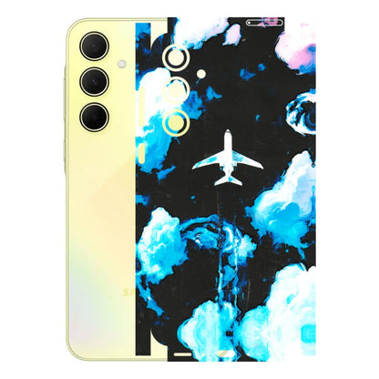Samsung A/S Series Phone Skins (All Models) - Travel In Airline - 3D Embossed Finish (L-264) Samsung Galaxy A35 (5G)