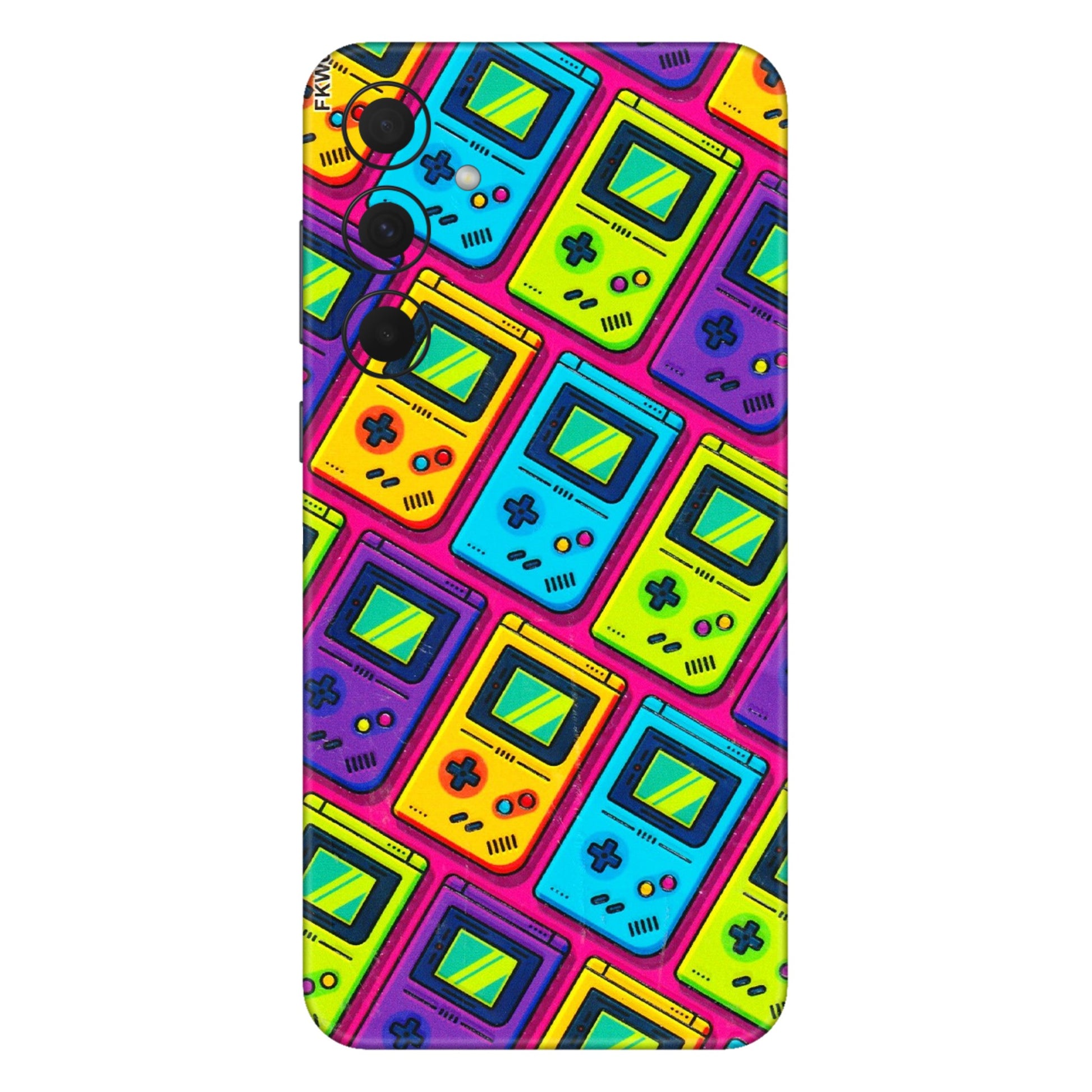 Samsung A/S Series Phone Skins (All Models) - Gameboy Colourful - 3D Embossed Finish (L-266) Samsung Galaxy A35 (5G)