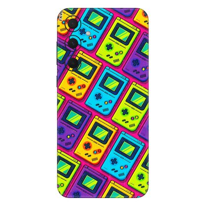Samsung A/S Series Phone Skins (All Models) - Gameboy Colourful - 3D Embossed Finish (L-266) Samsung Galaxy A35 (5G)
